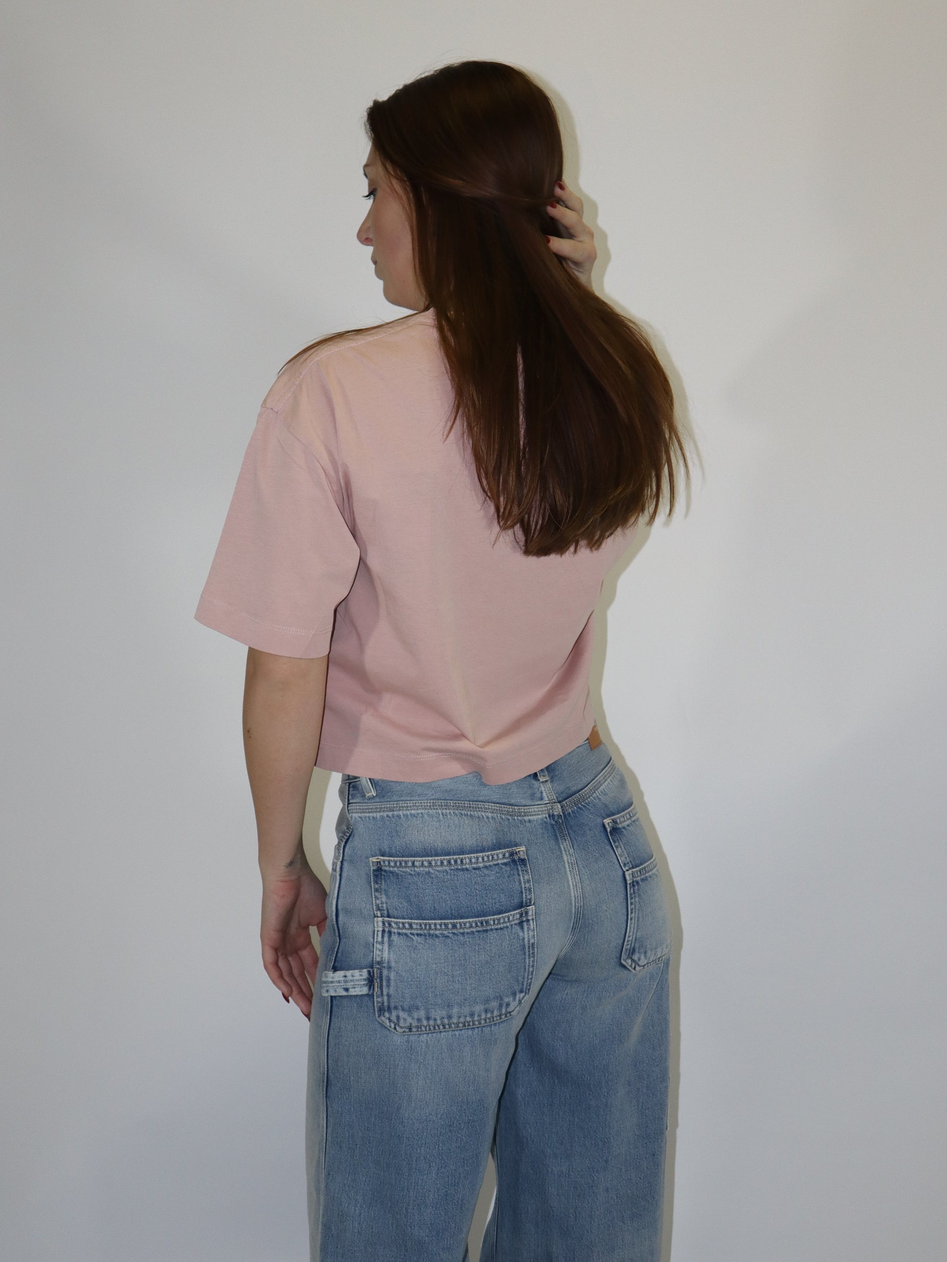 REPLAY DÁMSKÉ ZKRÁCENÉ TRIČKO S LOGEM