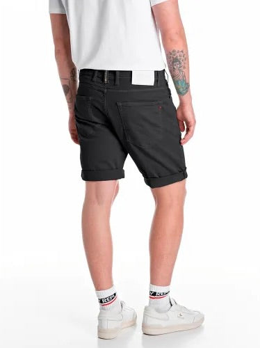 REPLAY PÁNSKÉ RBJ.981 ŠORTKY ZÚŽENÉHO STŘIHU 