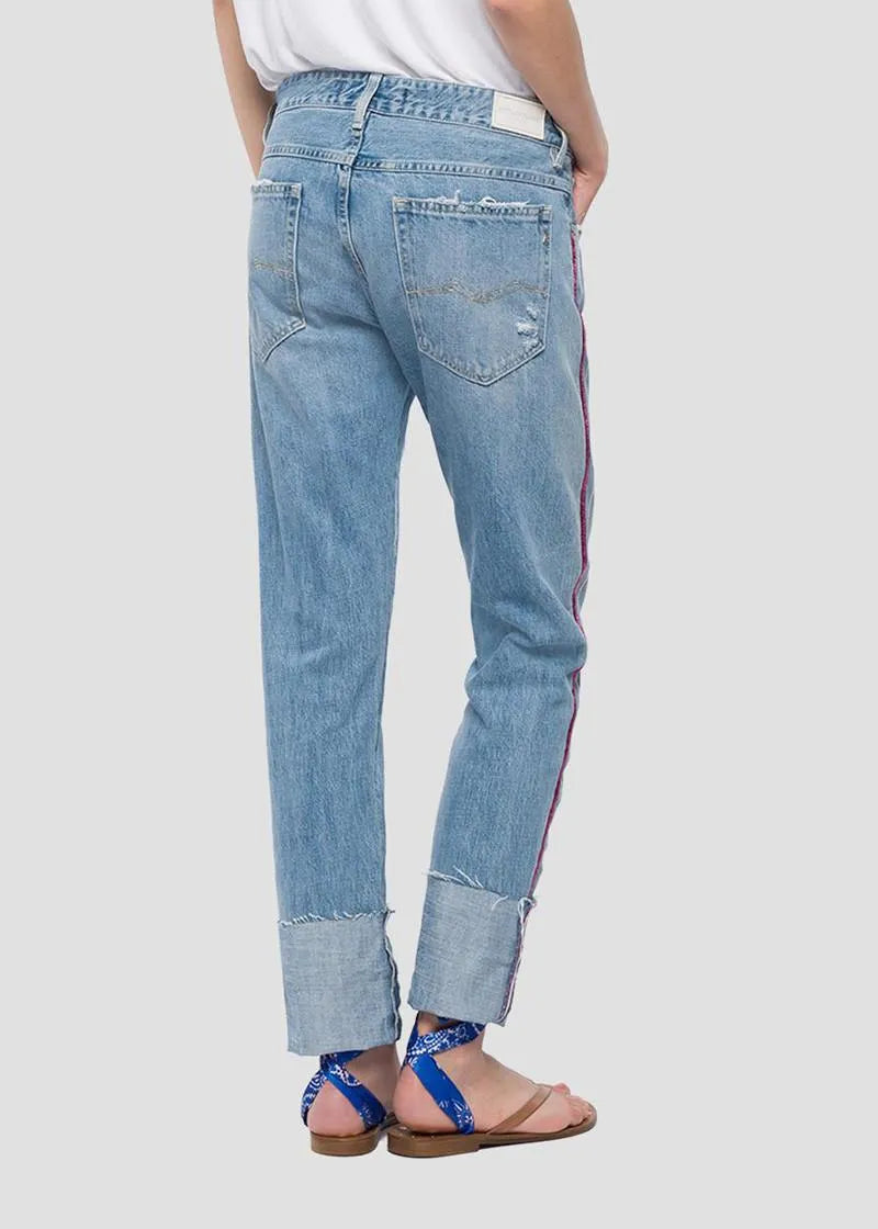 REPLAY DÁMSKÉ DŽÍNY STŘIHU HETER 