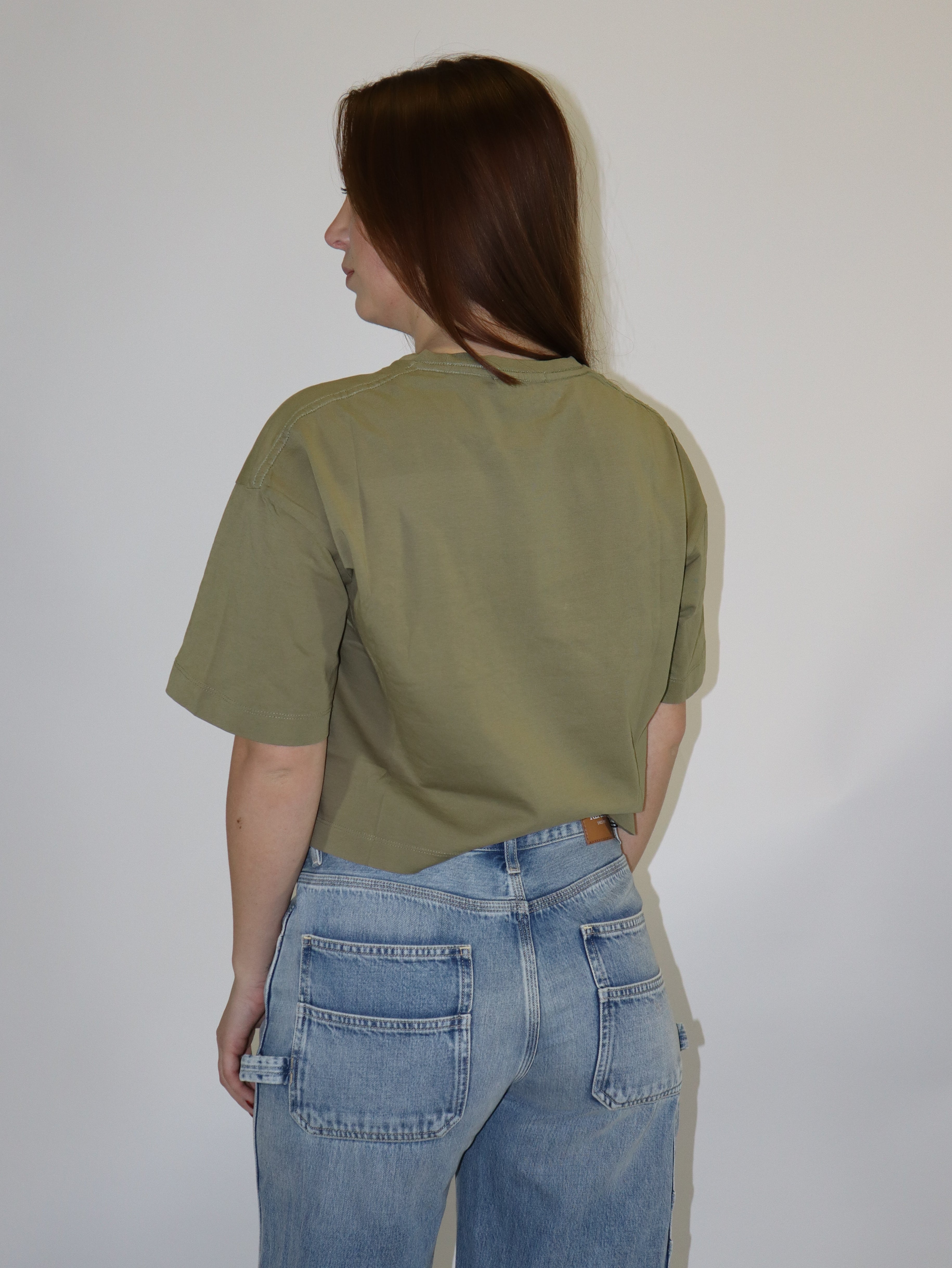 REPLAY DÁMSKÉ ZKRÁCENÉ TRIČKO S VÝRAZNÝM LOGEM