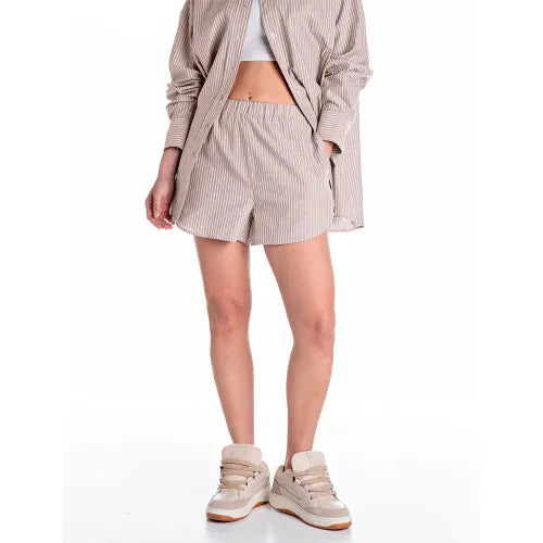 REPLAY DÁMSKÉ BAVLNĚNÉ ŠORTKY POHODLNÉHO STŘIHU