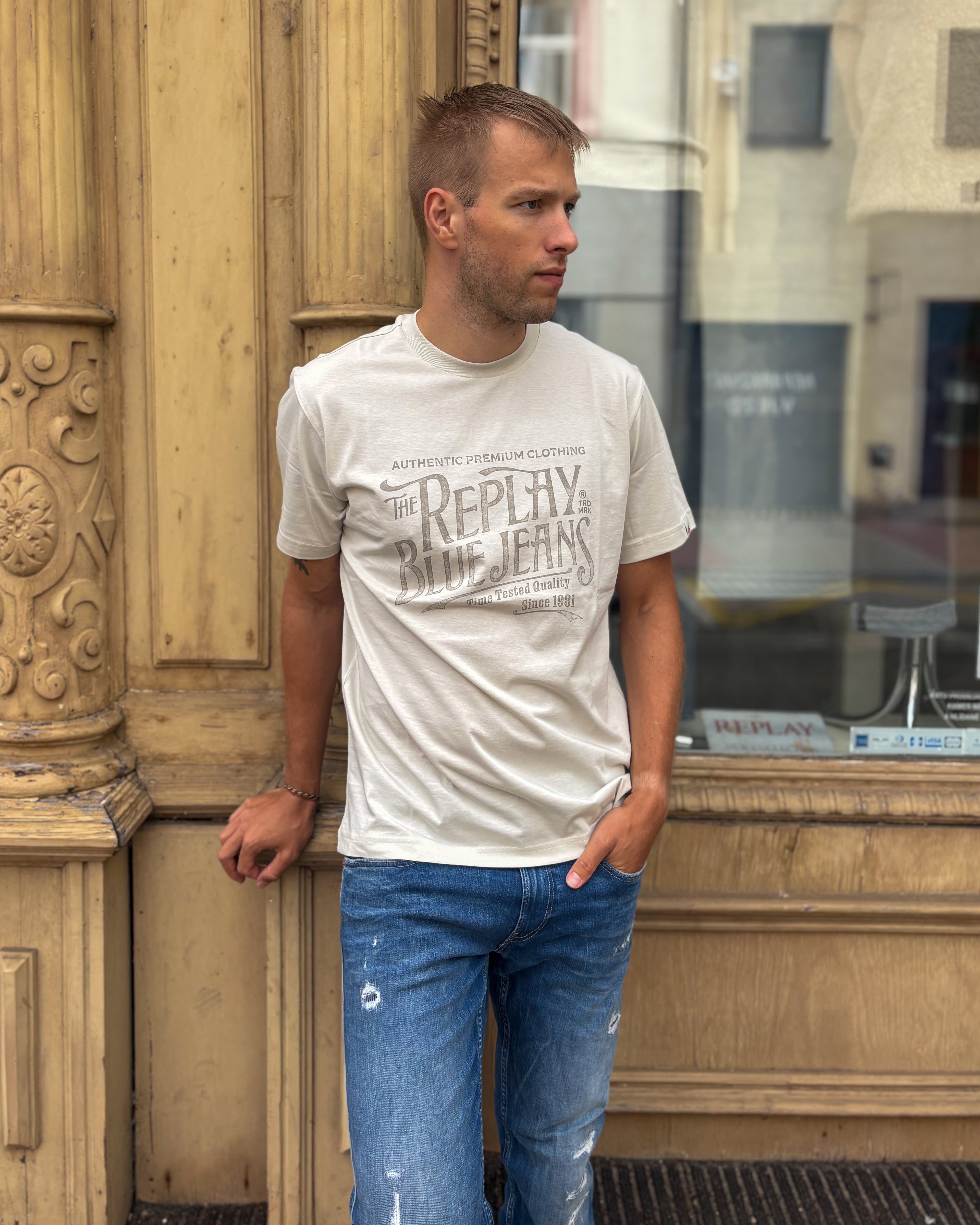 FÉRFI REPLAY MINTA PÓLÓ