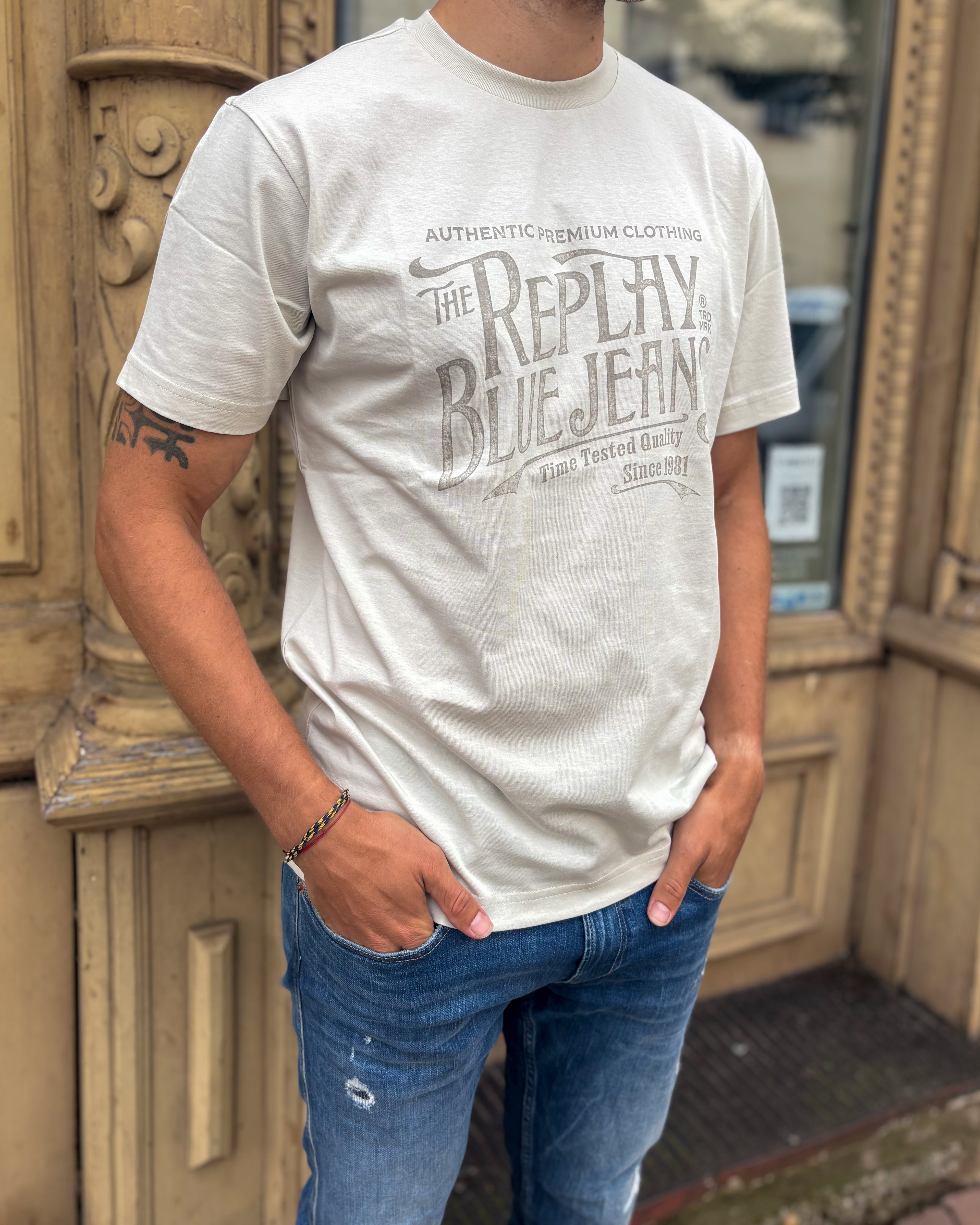 FÉRFI REPLAY MINTA PÓLÓ