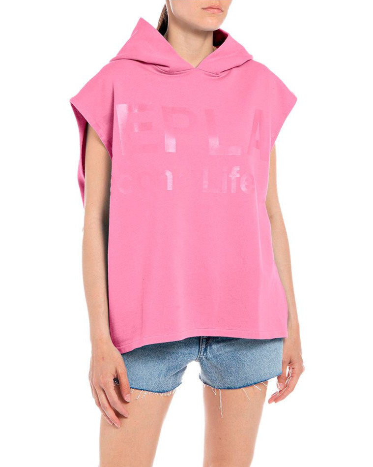 REPLAY DÁMSKÁ MIKINA BEZ RUKÁVŮ