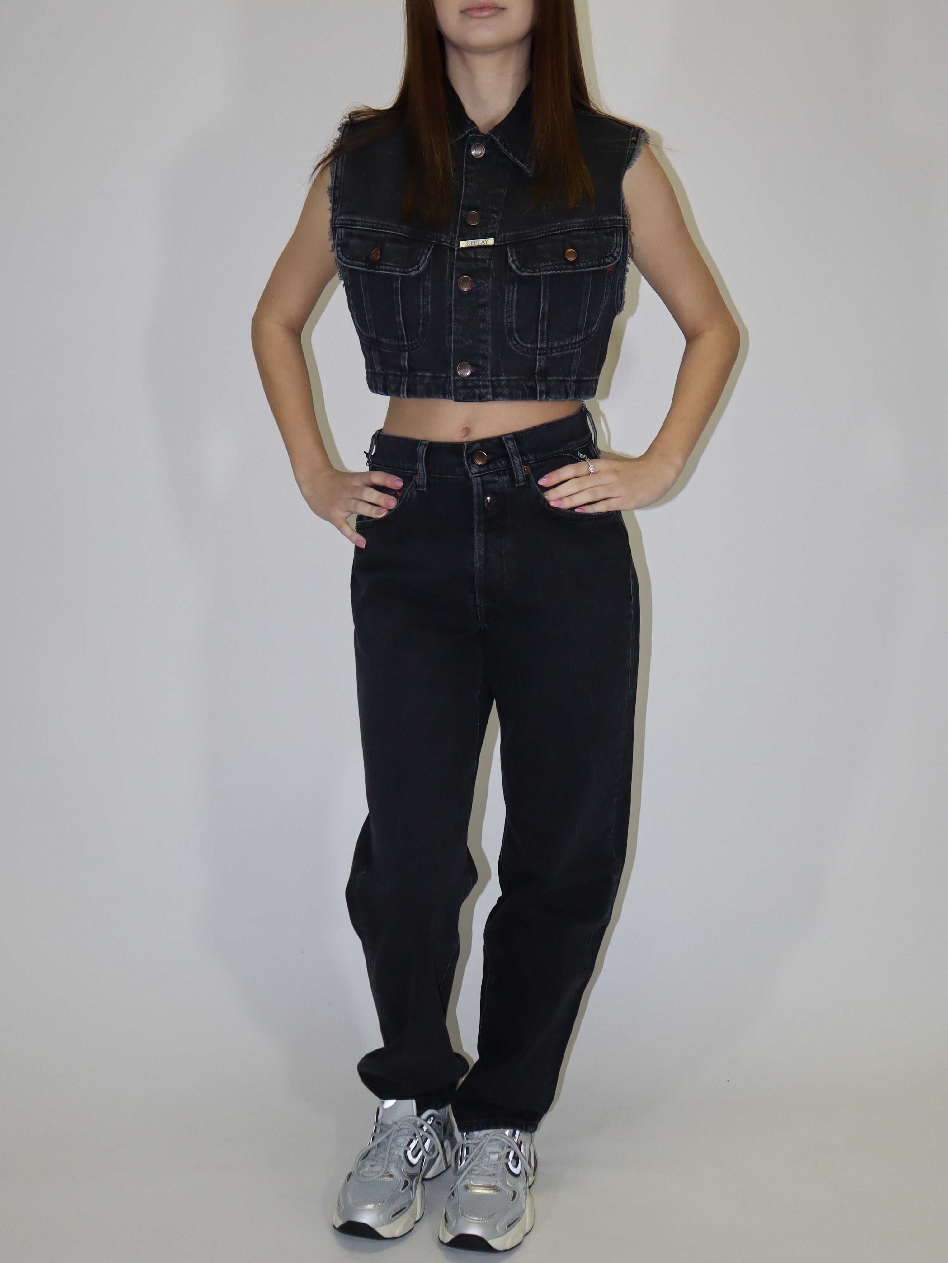 REPLAY DÁMSKÉ DŽÍNY ROVNÉHO STŘIHU W9ZERO1 