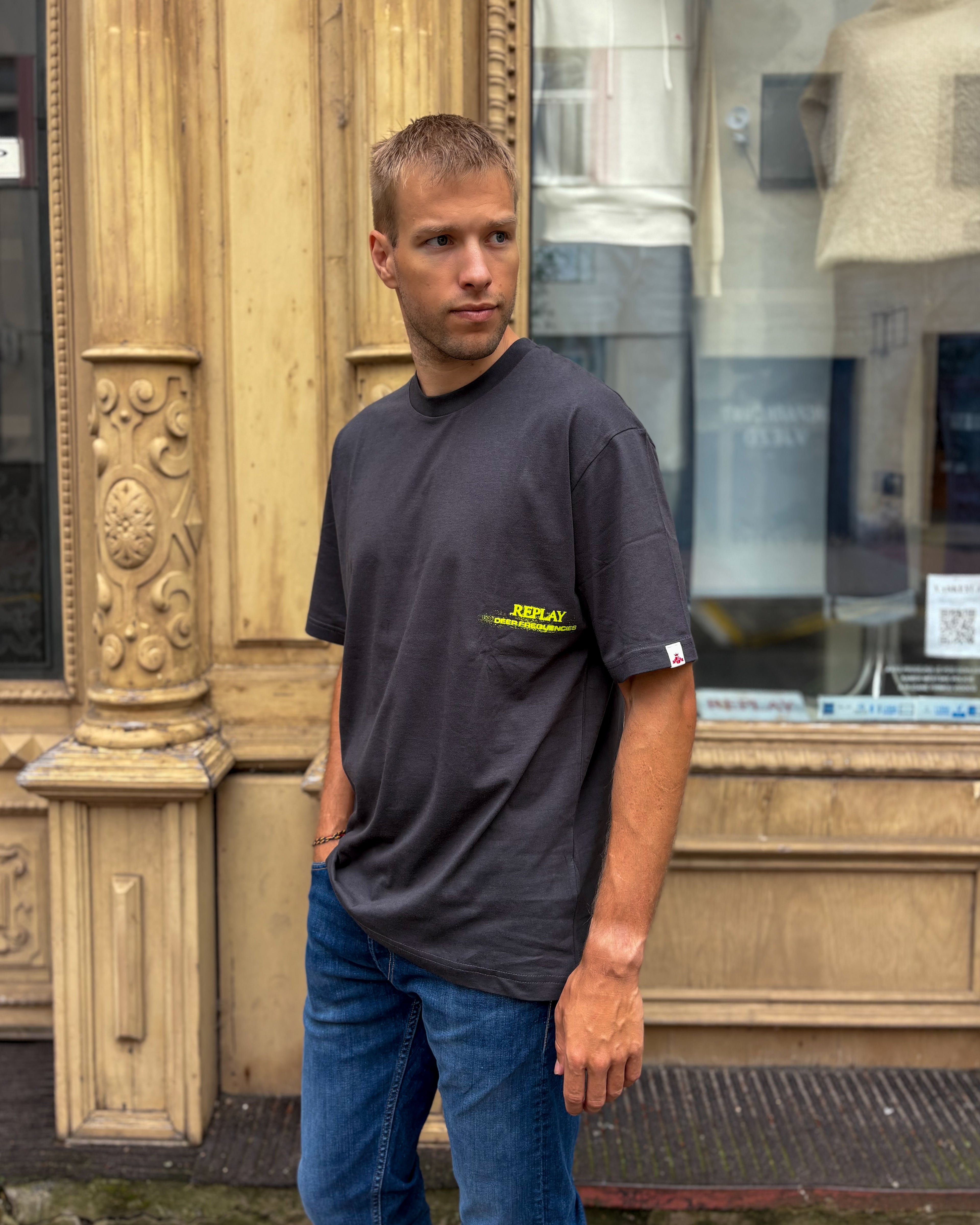 FÉRFI REPLAY PÓLÓ ROCK & RAVE MINTÁVAL