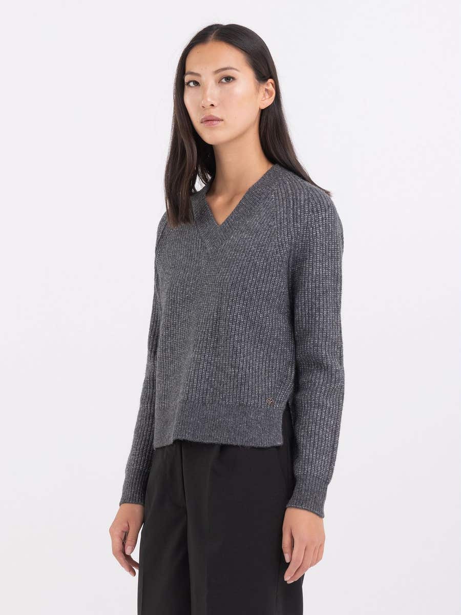 REPLAY ÚJRAHASZNOSÍTOTT GYAPJÚ KEVERÉK PULÓVER