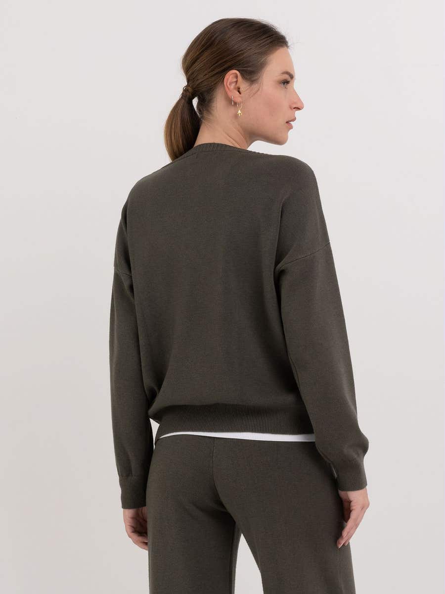 REPLAY TÚLMÉRETES NŐI PULÓVER DEKORÁCIÓVAL