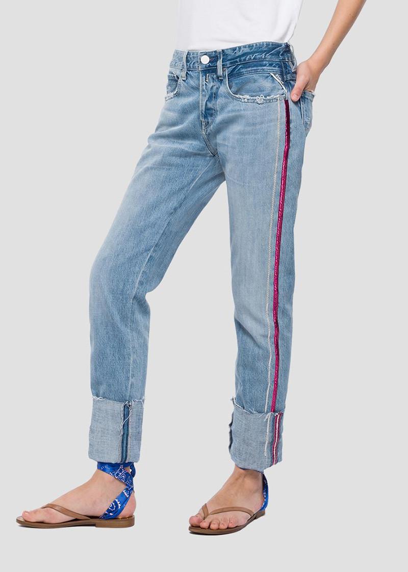 REPLAY DÁMSKÉ DŽÍNY STŘIHU HETER 