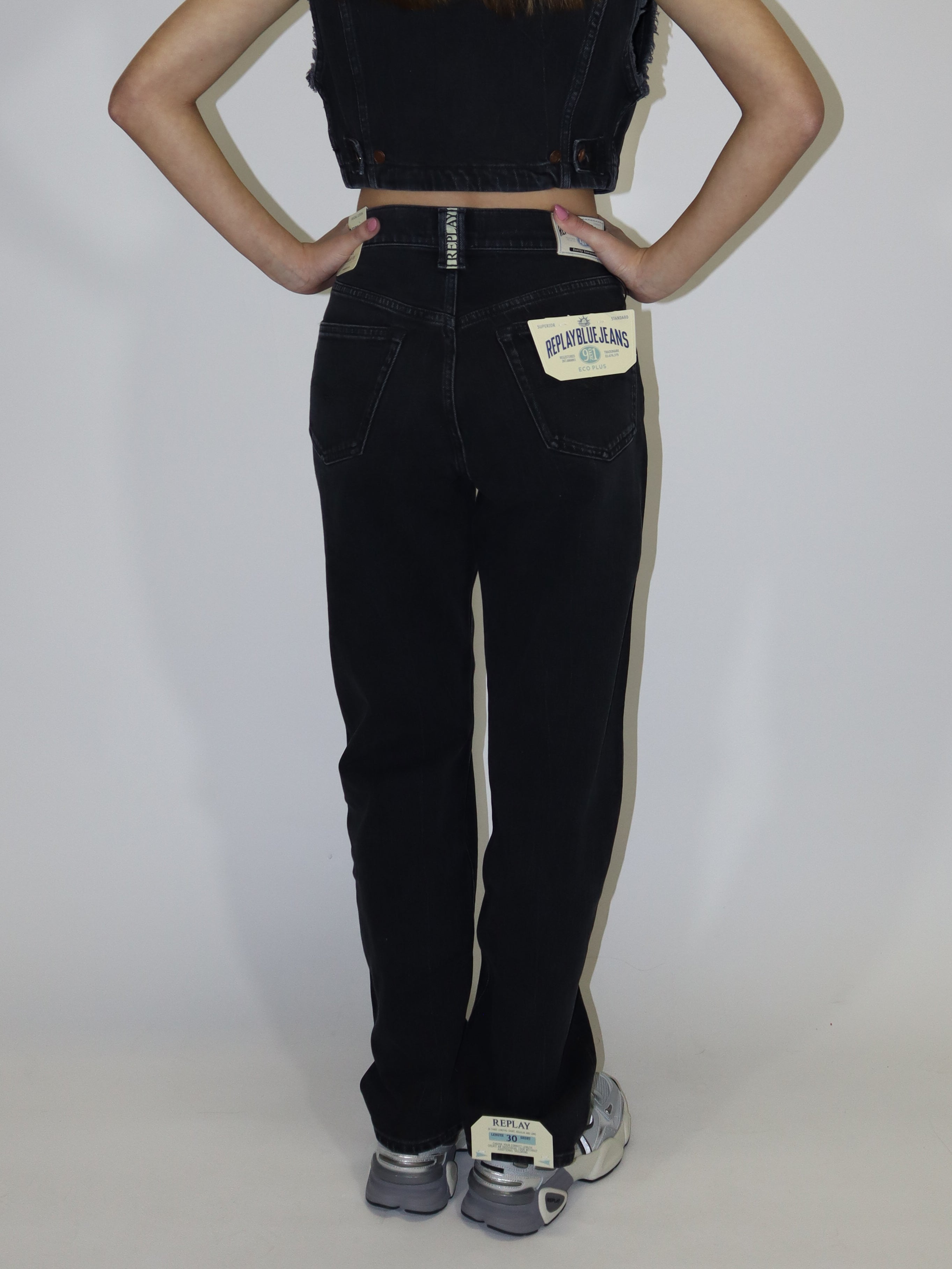 REPLAY DÁMSKÉ DŽÍNY ROVNÉHO STŘIHU W9ZERO1 