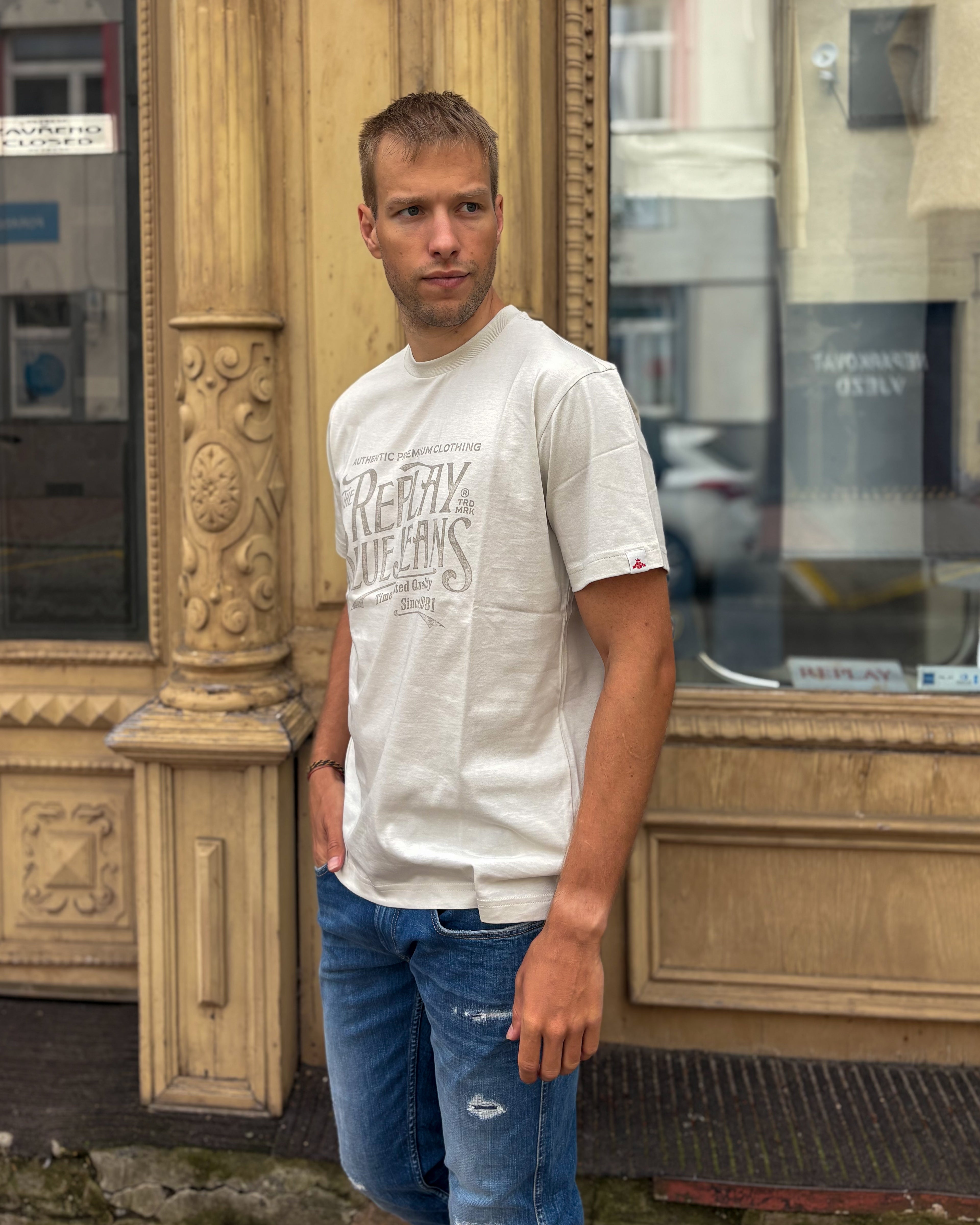 FÉRFI REPLAY MINTA PÓLÓ