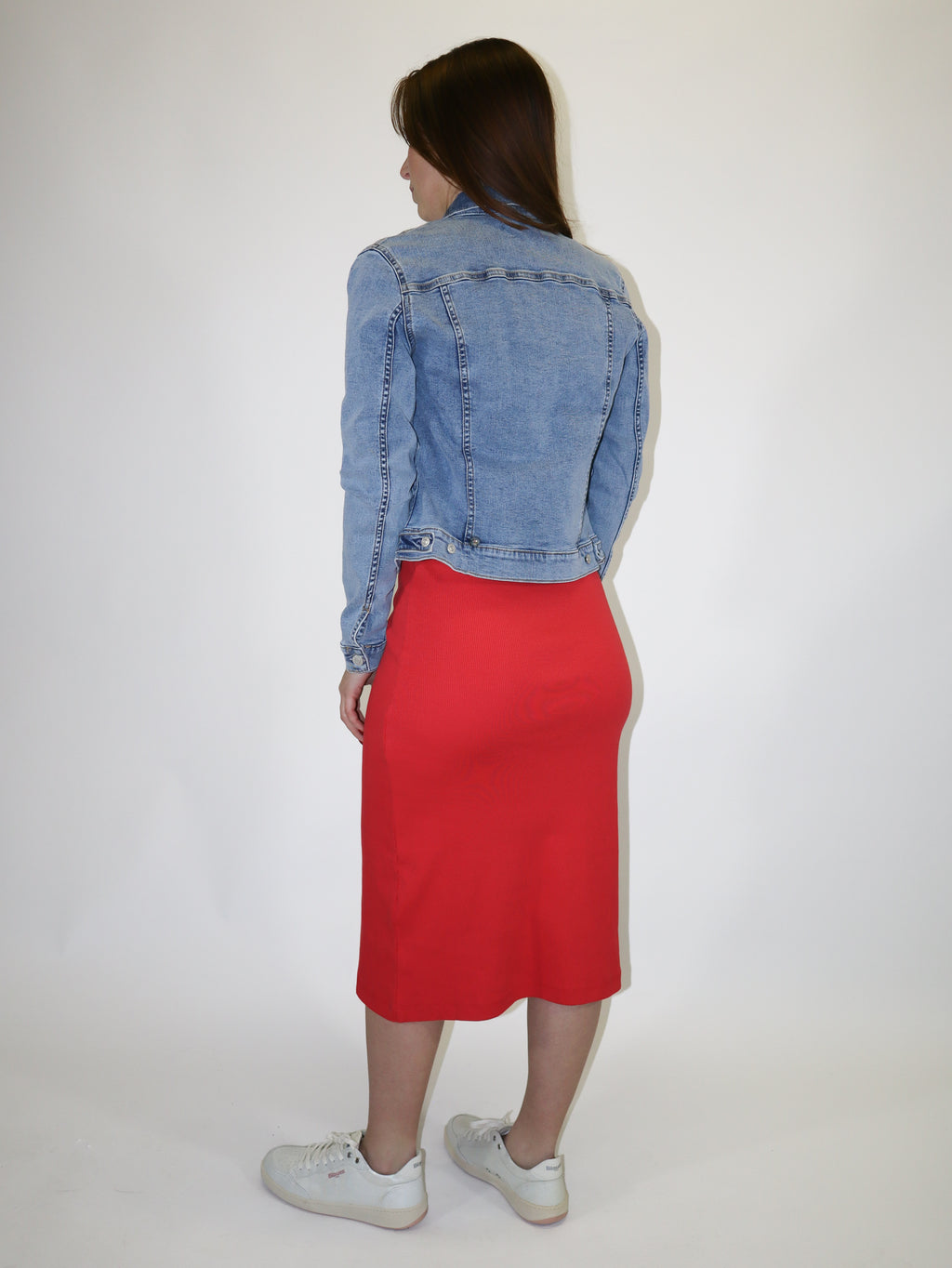 REPLAY DÁMSKÁ DŽÍNOVÁ BUNDA SLIM-FIT STŘIHU 