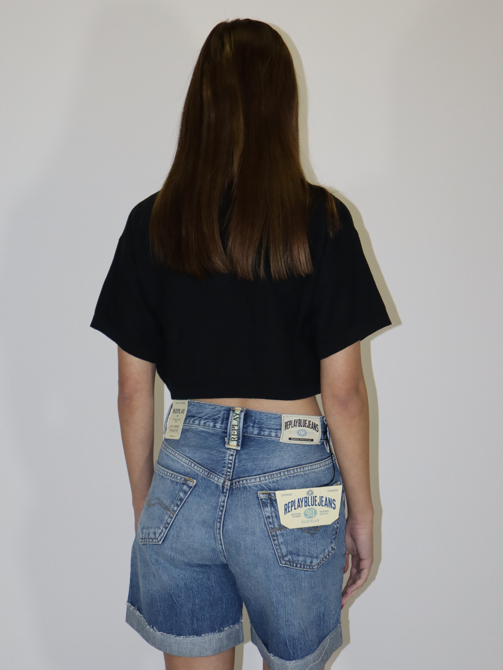 REPLAY DÁMSKÝ ZKRÁCENÝ TOP VE STYLU POLO