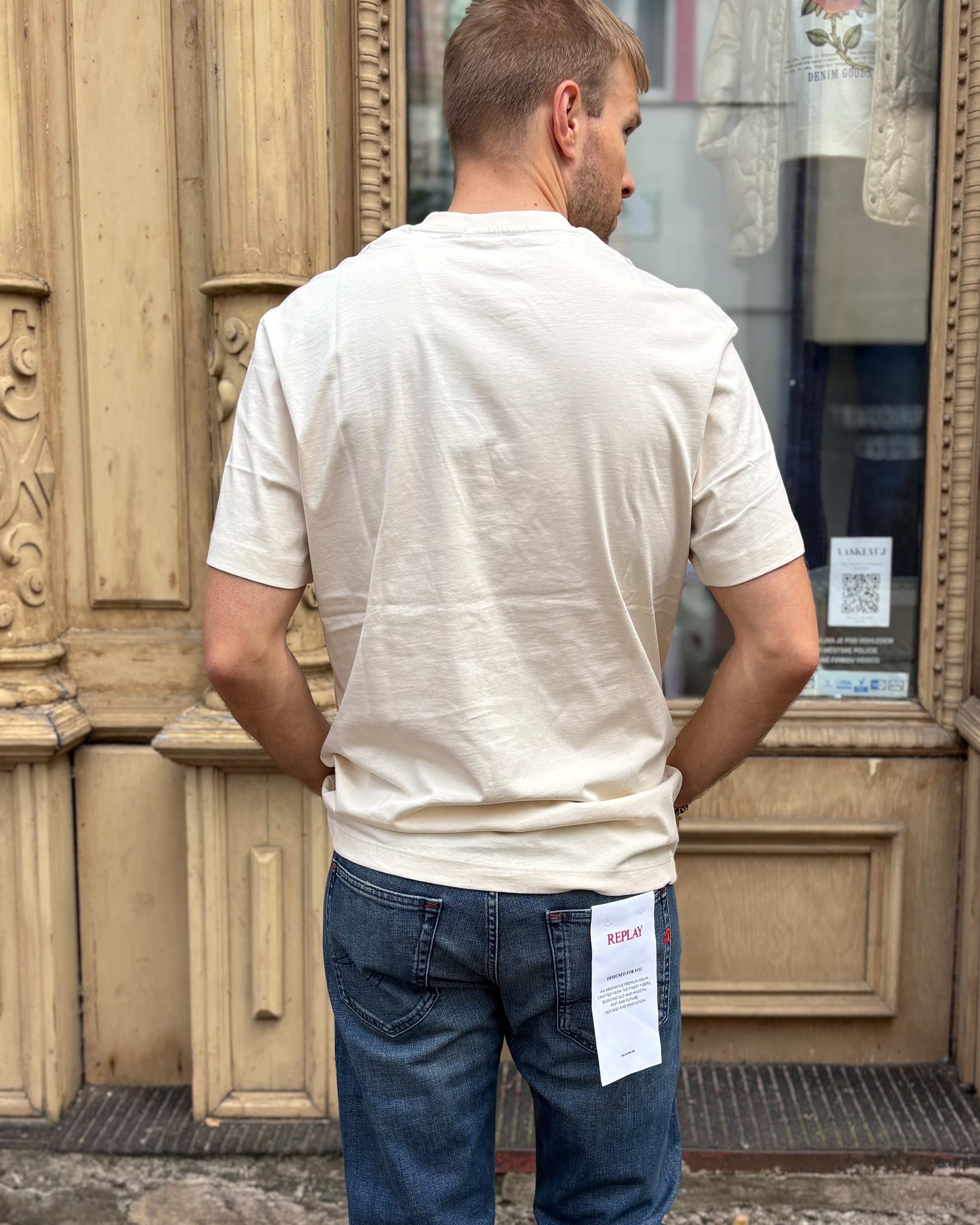 FÉRFI PAMUT PÓLÓ REPLAY BELLE EPOQUE HOTEL MINTÁVAL