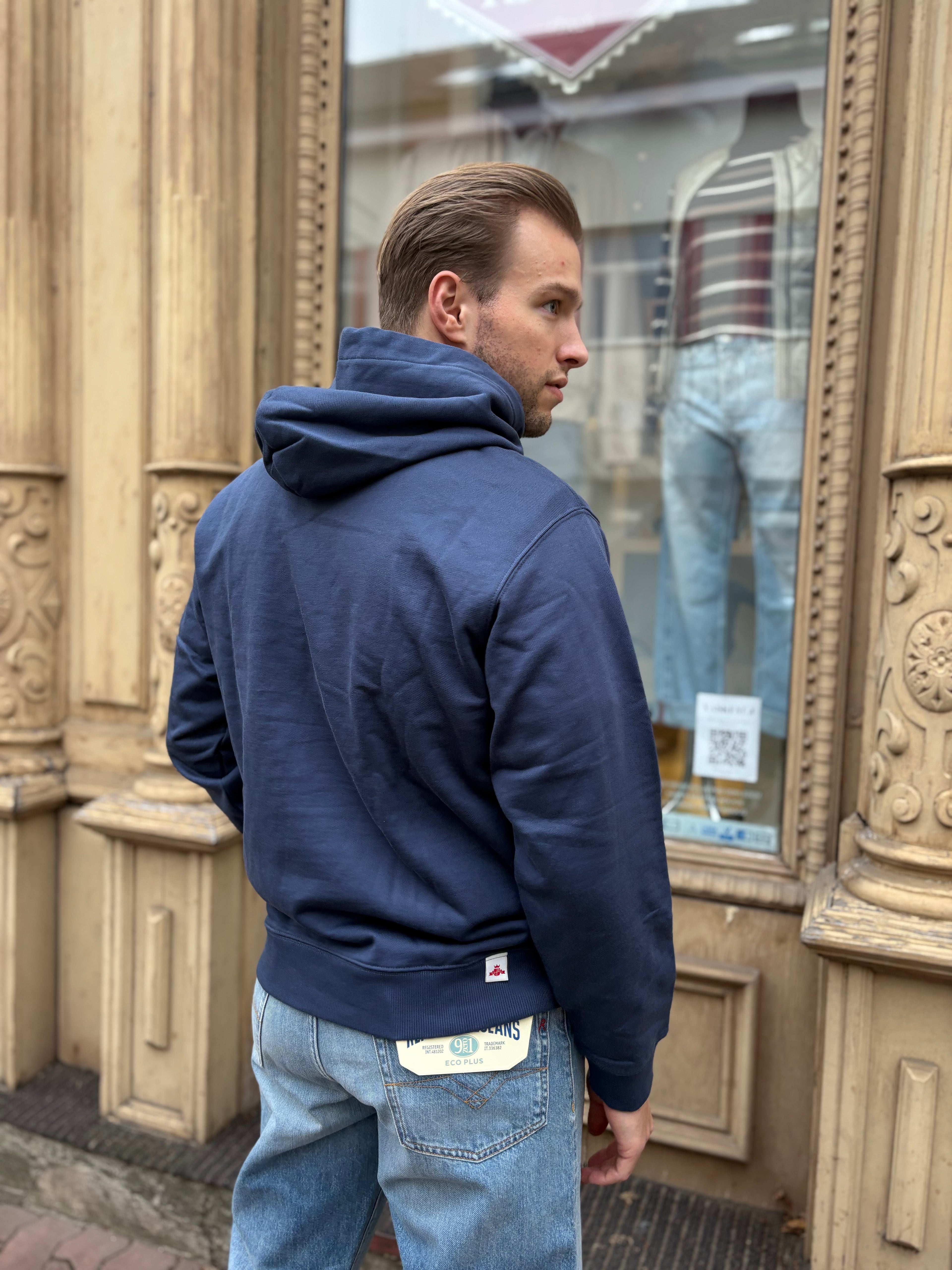 REPLAY FÉRFI MINTÁS PULÓVER 