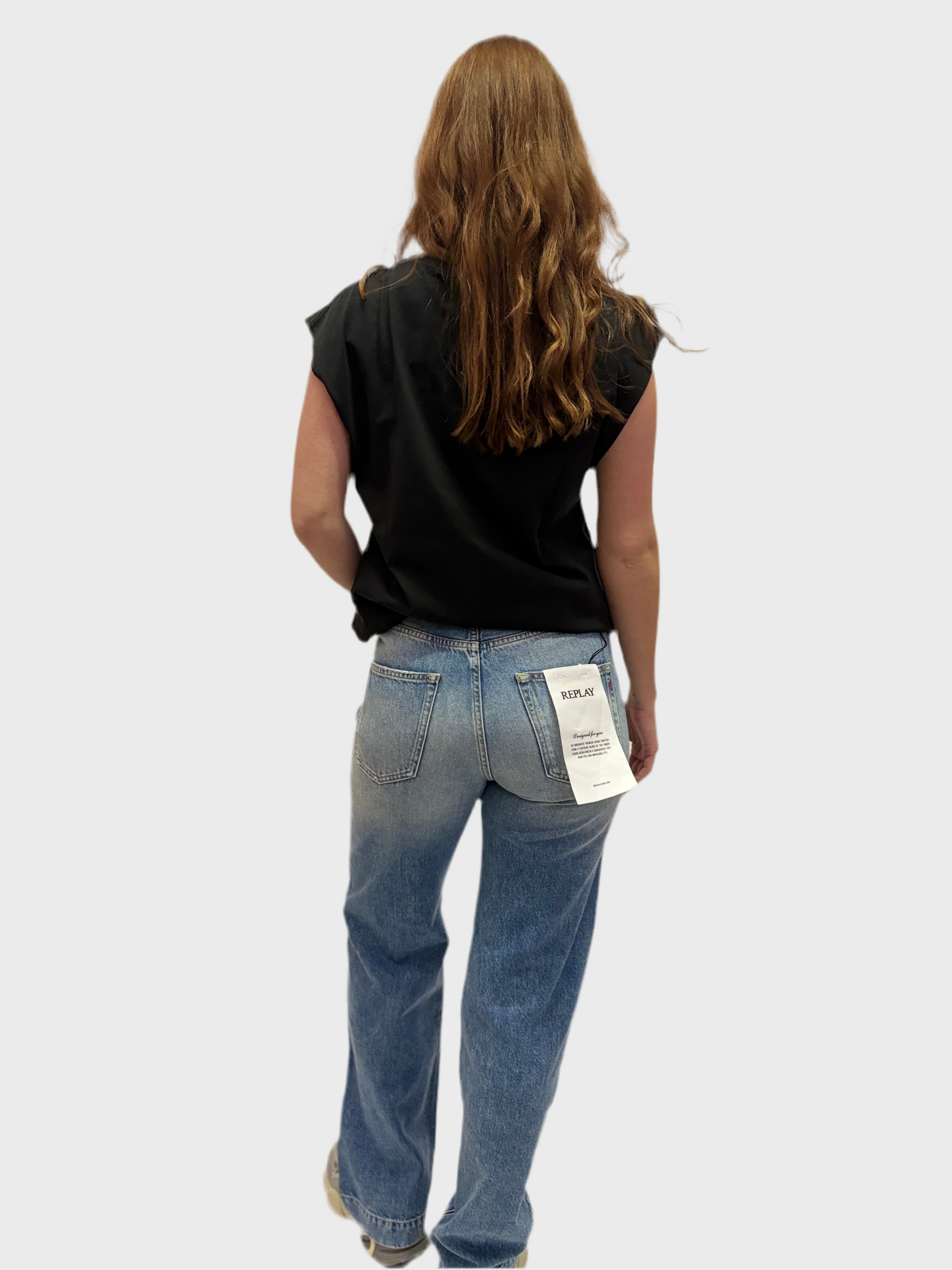 REPLAY DÁMSKÉ TRIČKO BEZ RUKÁVŮ