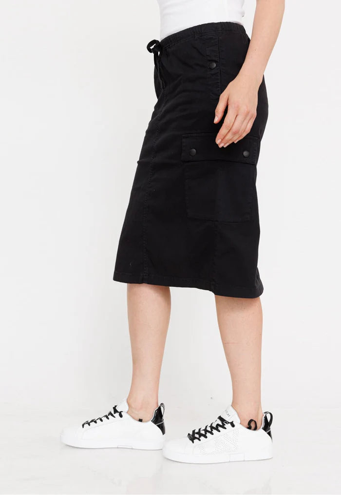 WOMEN'S REPLAY MIDI SKIRTS WITH CARGO POCKETS