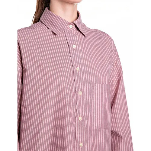 REPLAY DÁMSKÁ PRUHOVANÁ KOŠILE UVOLNĚNÉHO STŘIHU