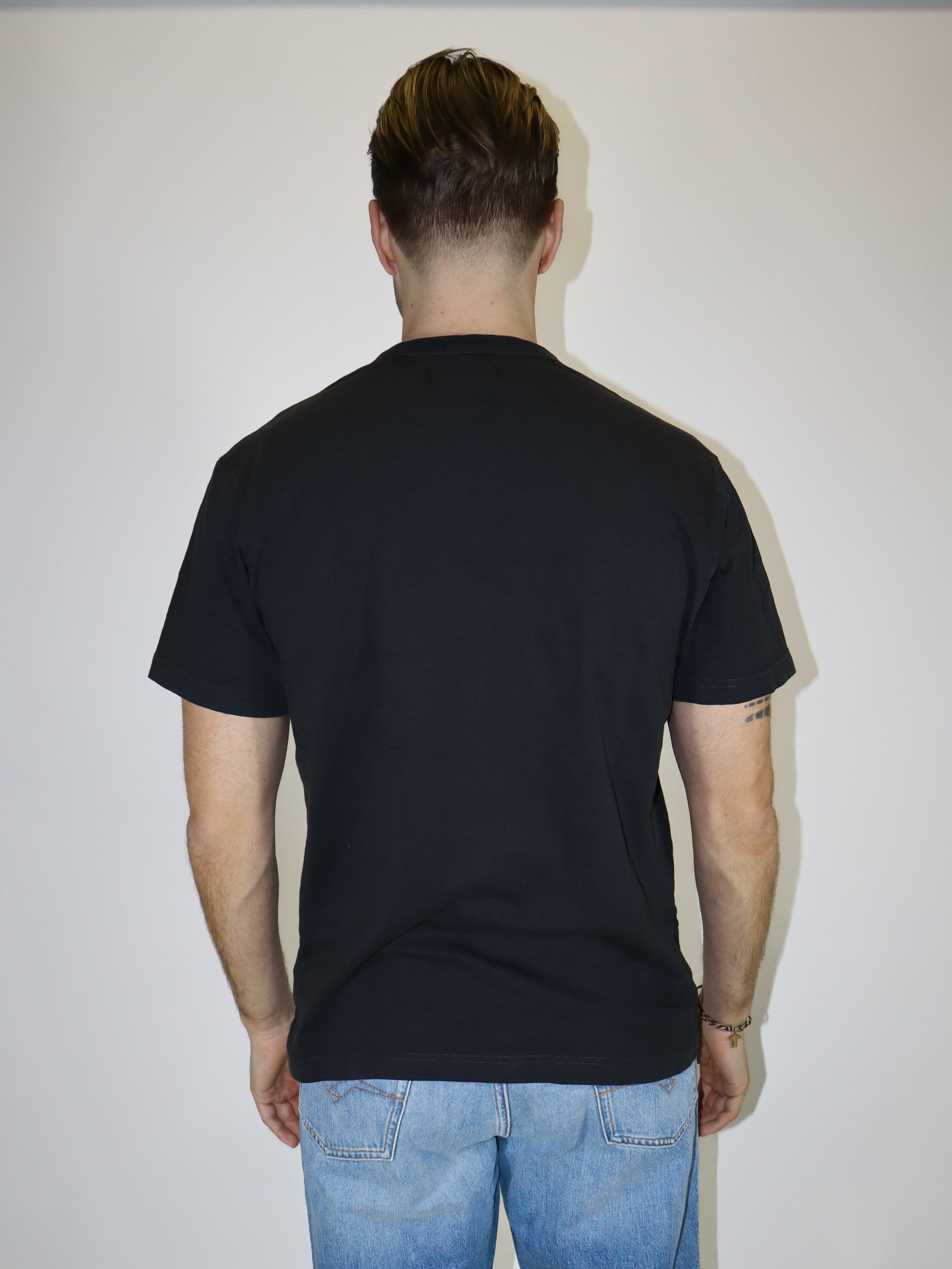 REPLAY PÁNSKÉ KRÁTKÉ TRIČKO S NÁPISEM