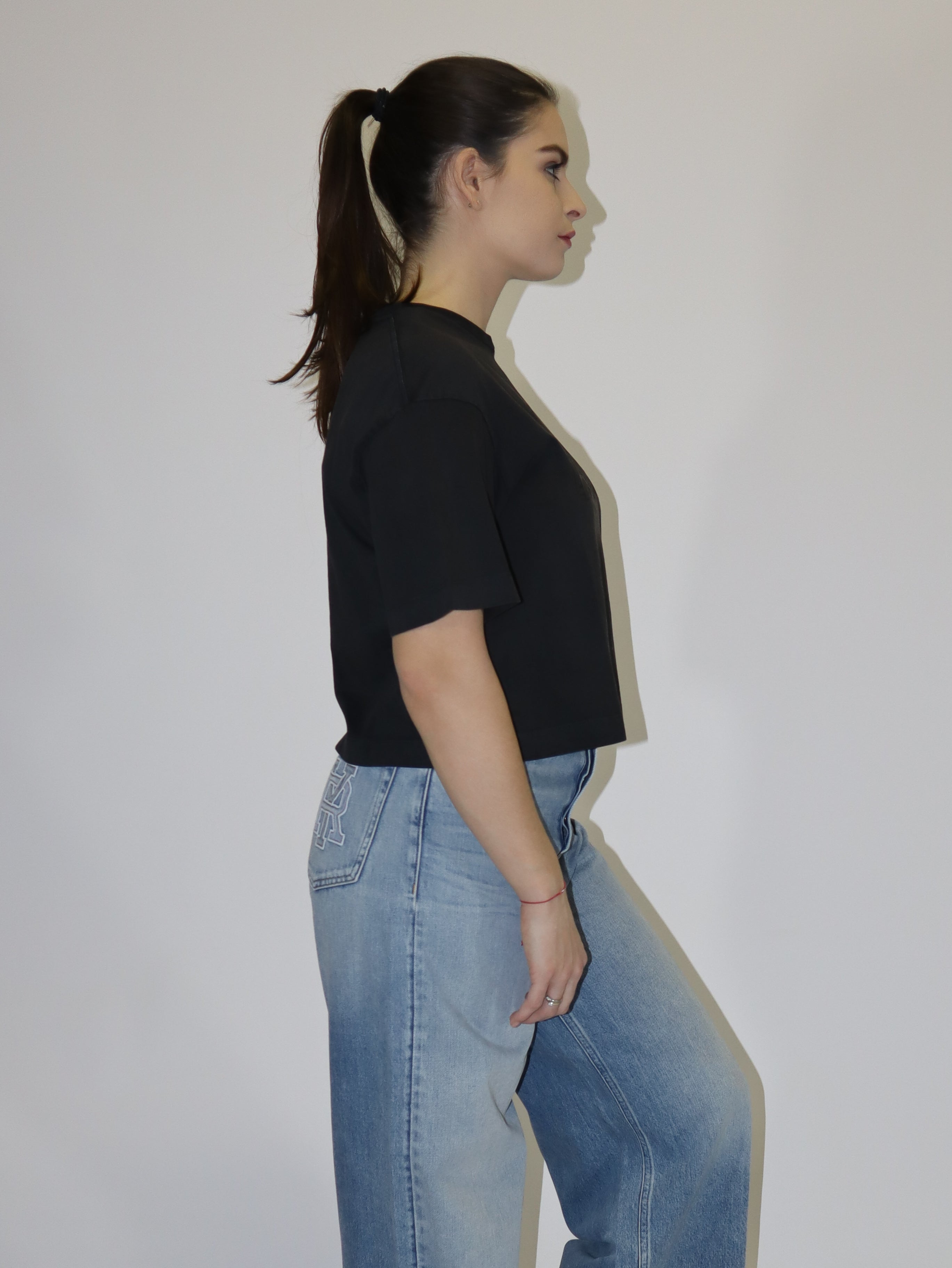 REPLAY DÁMSKÉ ZKRÁCENÉ TRIČKO S VÝRAZNÝM LOGEM