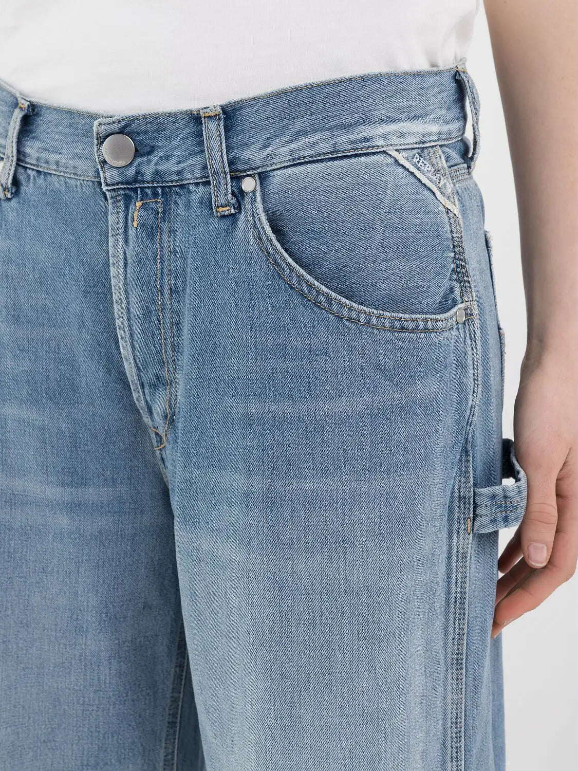 REPLAY DÁMSKÉ DŽÍNY WORK-FIT HALLIE