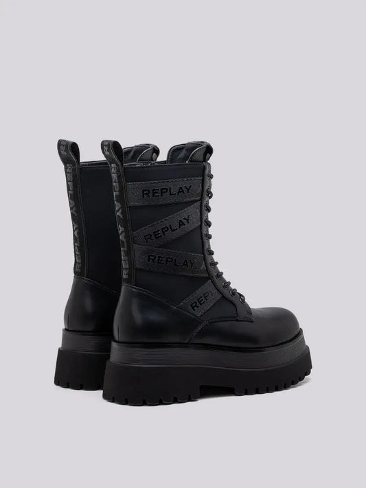 REPLAY DÁMSKÉ COMBAT BOOTS - GWL72 .000.C0014S