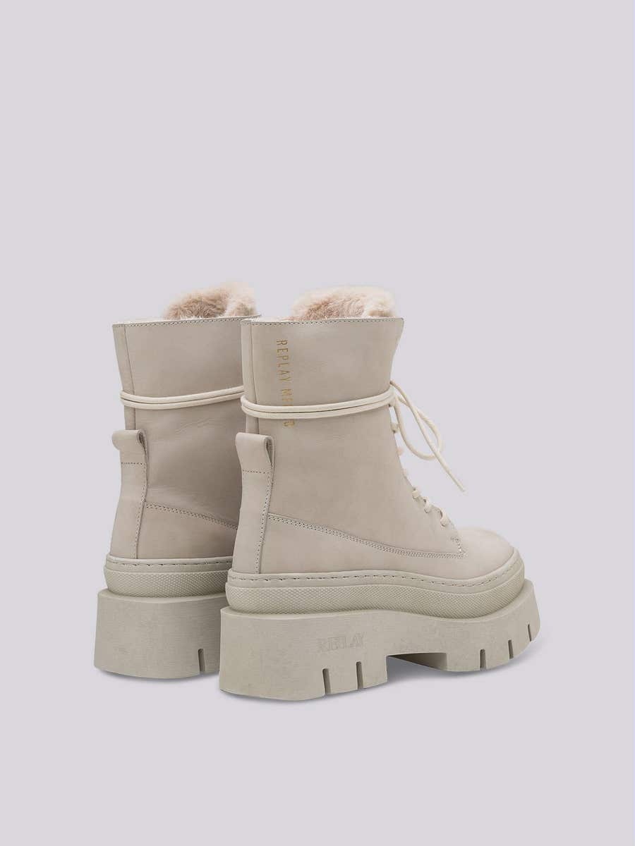 REPLAY NATHALIE BŐR FŰZŐS SZŐRMÉS BOKAZSÁK