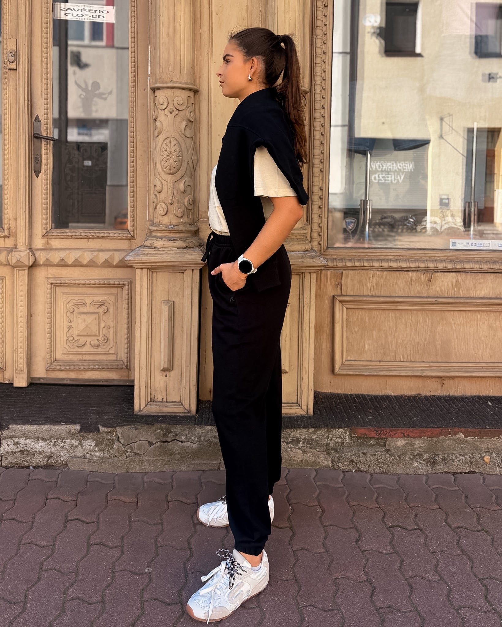 DAMEN-JOGGINGHOSE REPLAY MIT RIPPENBÜNDCHEN – W8157C .000.23808