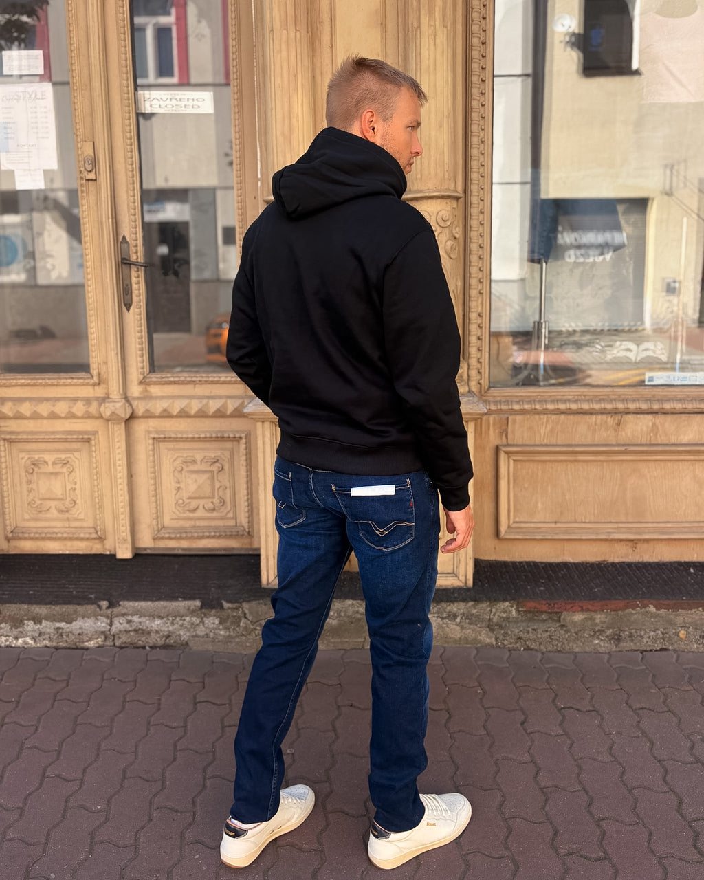 PÁNSKÉ SLIM FIT DŽÍNY REPLAY ANBASS Z POWER STRETCH DENIMU