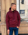 HERREN-REPLAY-HOODIE MIT KAPUZE UND R-STICKEREI 