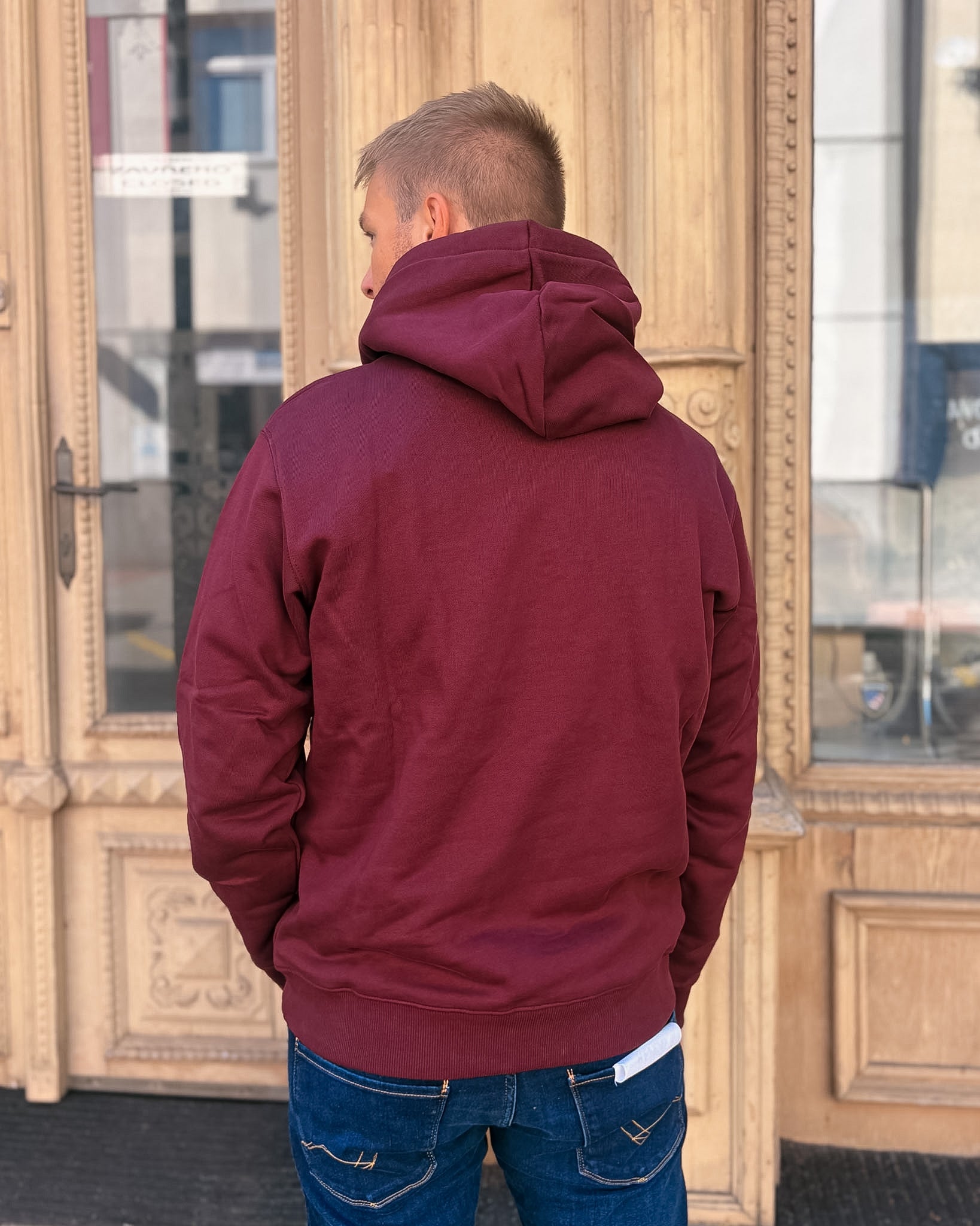 REPLAY MEN'S HOODED SWEATSHIRT WITH EMBROIDERY R 