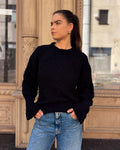DAMENSTRICKPULLOVER REPLAY MIT ZOPFMUSTER UND VOLANTMANSCHETTEN
