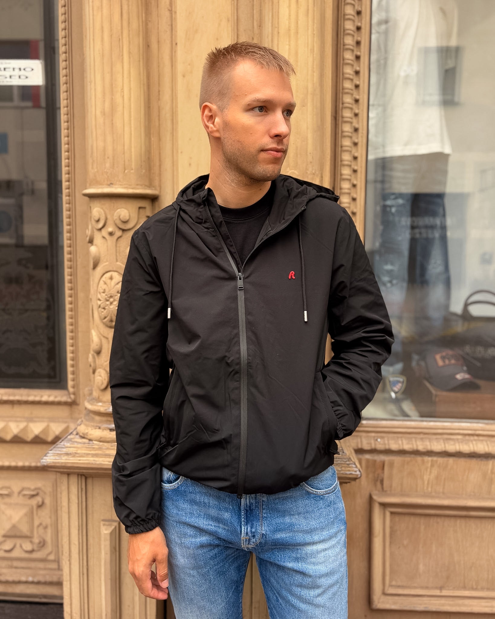 PÁNSKÁ LEHKÁ BUNDA REPLAY S KAPUCÍ