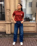 DÁMSKE DŽÍNSY REPLAY JANIE BARREL FIT S NÍZKYM PÁSOM