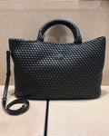 DÁMSKÁ TOTE BAG REPLAY S PLETÉNÝM VZOREM A ODNÍMATELNÝM CROSSBODY POPRUHEM - FW01CH .000.A7243S