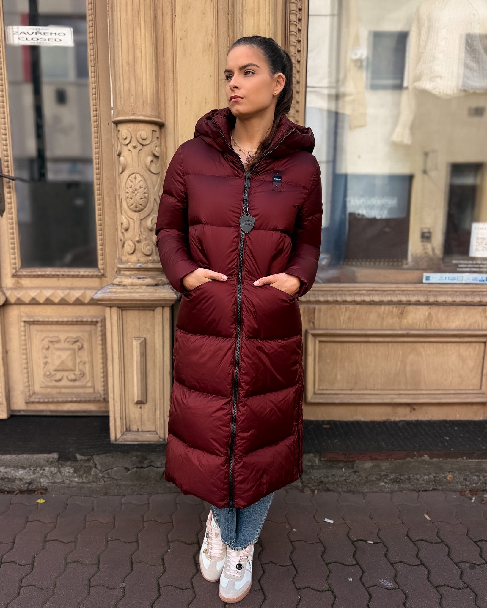 BLAUER DLOUHÁ MĚKKÁ PÉŘOVÁ BUNDA CELIA - 26WBLDK03389007455