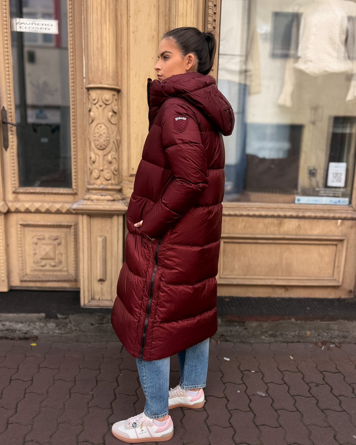 BLAUER DLOUHÁ MĚKKÁ PÉŘOVÁ BUNDA CELIA - 26WBLDK03389007455