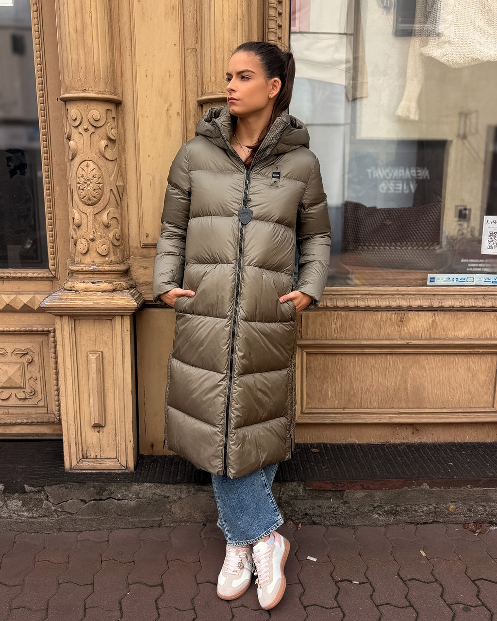 BLAUER DLOUHÁ MĚKKÁ PÉŘOVÁ BUNDA CELIA - 26WBLDK03389007455