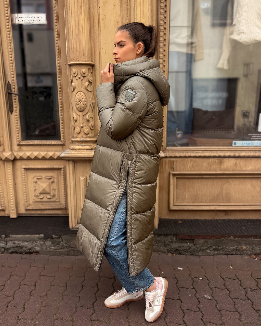 BLAUER DLOUHÁ MĚKKÁ PÉŘOVÁ BUNDA CELIA - 26WBLDK03389007455