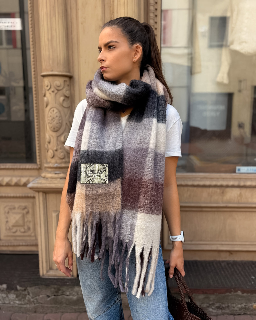 REPLAY DAMEN KAROSCHAL MIT ANIMAL PATCH - AW00AO.000.A7243T