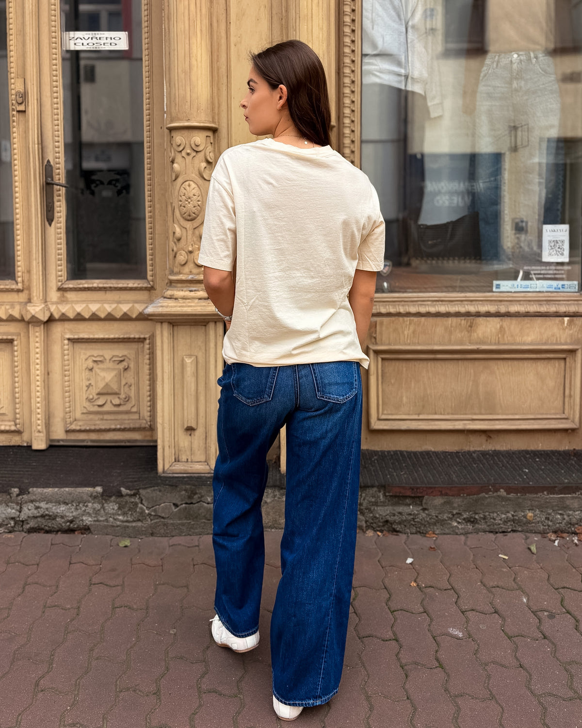 DÁMSKÉ OVERSIZED TRIČKO REPLAY S WESTERNOVÝM MOTIVEM - W08NU .000.00L00G