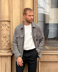 HERREN-HEMDJACKE VON REPLAY MIT HAHNENTRITTMUSTER