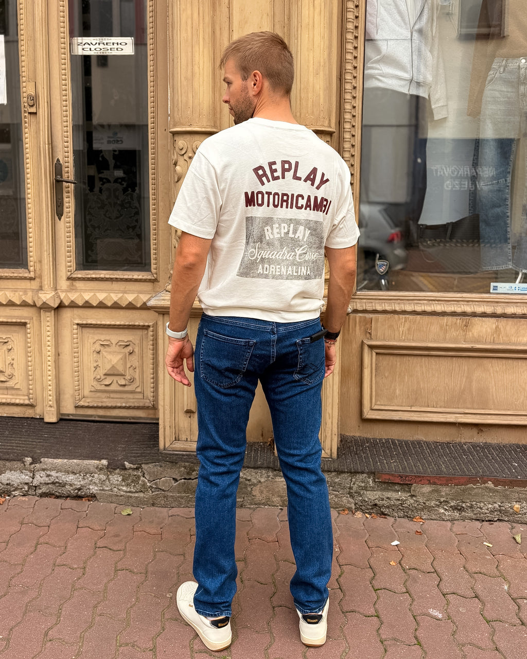 PÁNSKÉ DŽÍNY REPLAY STŘIHU GROVER STRAIGHT FIT - M0972 .000.879 264