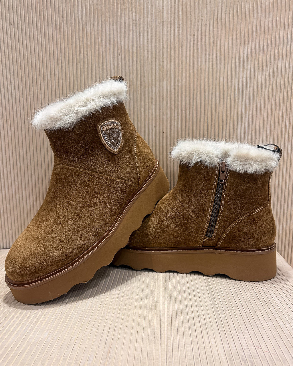 BLAUER KYLE WOMEN'S WARM-LINED SUEDE ANKLE BOOTS