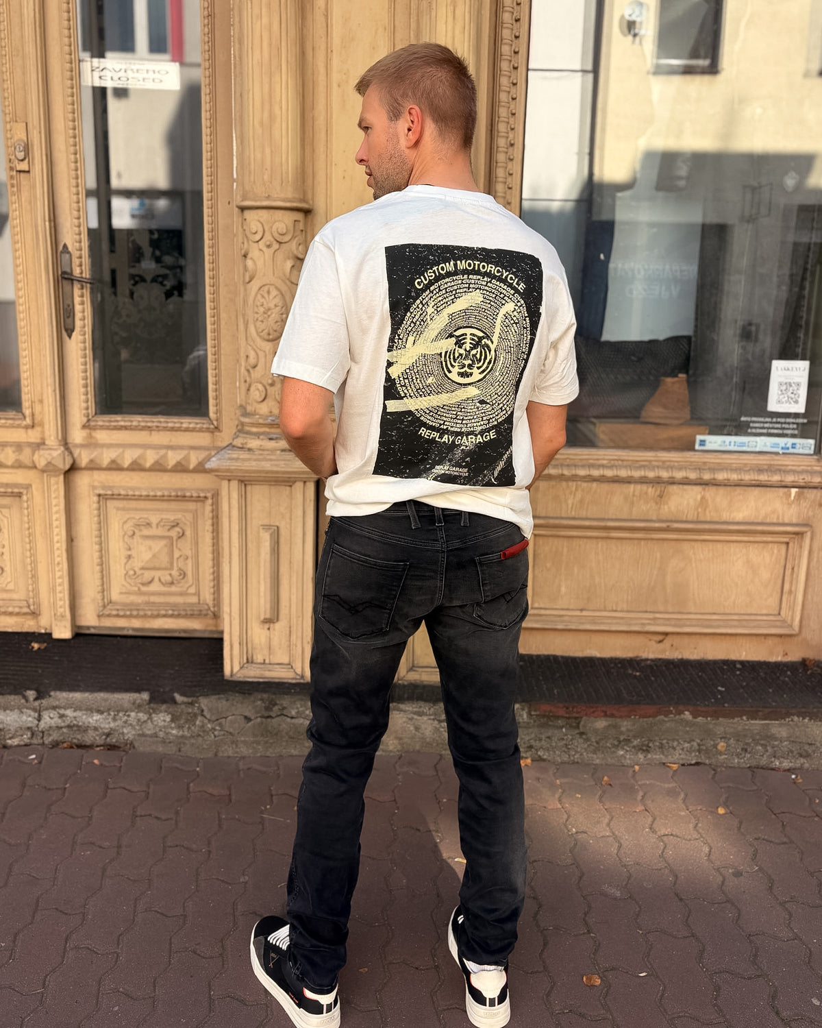 PÁNSKÉ SLIM FIT DŽÍNY REPLAY ANBASS HYPERFLEX CLOUD