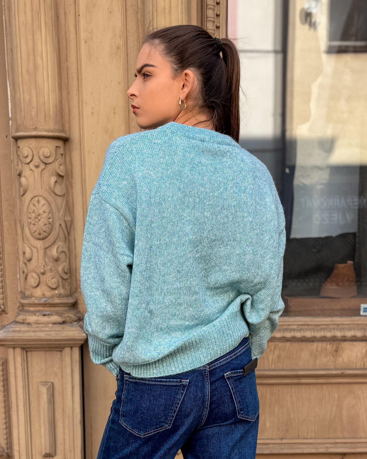 REPLAY DAMEN-OVERSIZED-PULLOVER MIT RUNDAUSSCHNITT