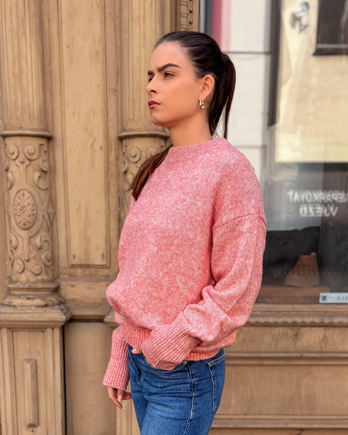 REPLAY DAMEN-OVERSIZED-PULLOVER MIT RUNDAUSSCHNITT