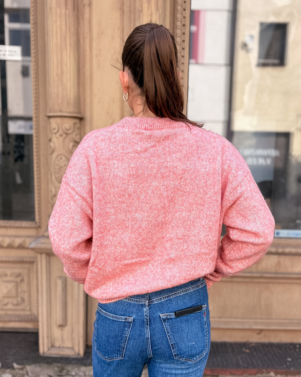REPLAY DAMEN-OVERSIZED-PULLOVER MIT RUNDAUSSCHNITT