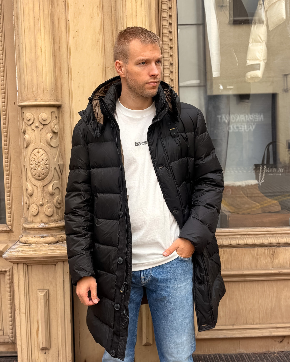 PÁNSKÁ PÉŘOVÁ BUNDA BLAUER CARVER