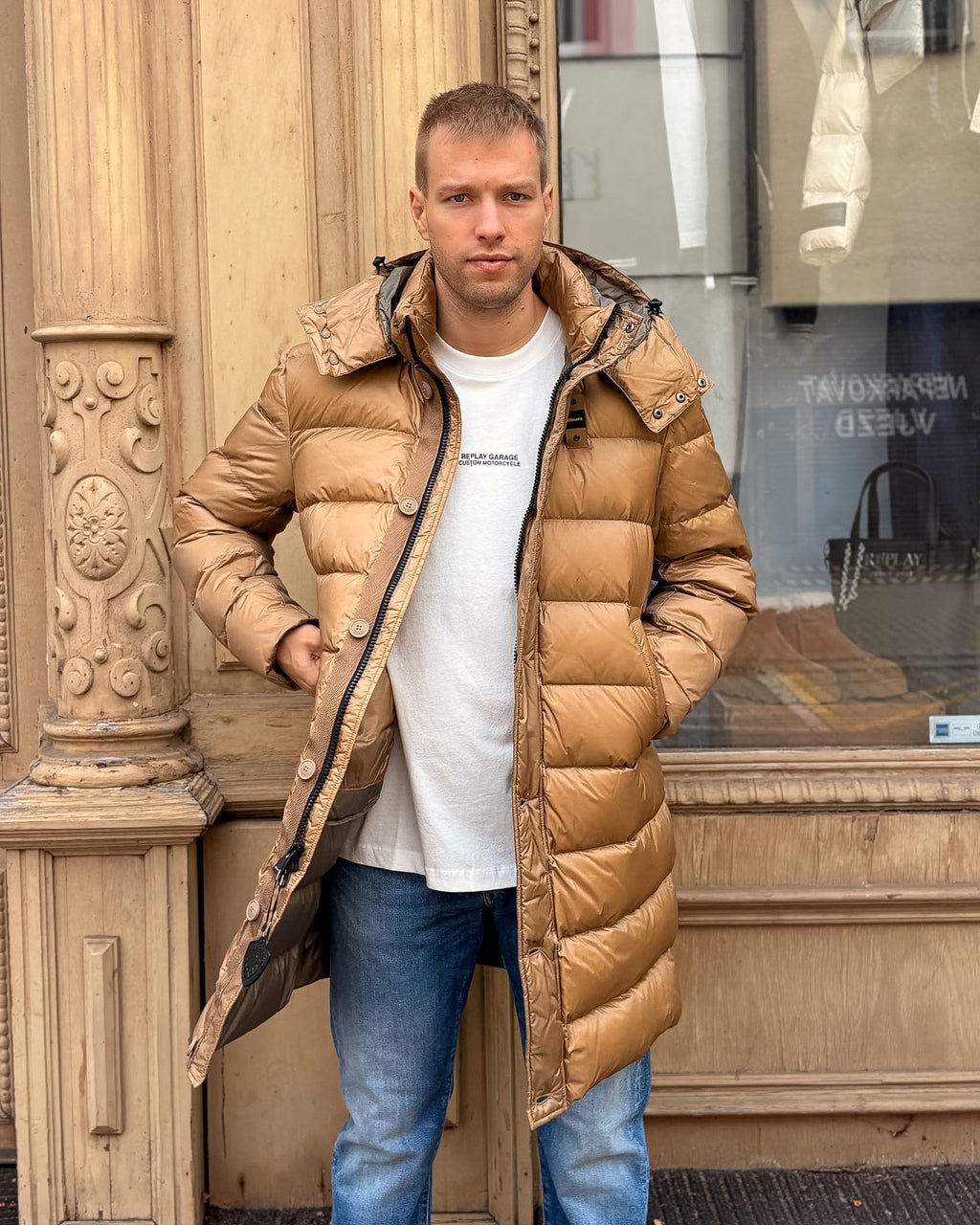 PÁNSKÁ PÉŘOVÁ BUNDA BLAUER CARVER